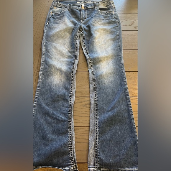 Wallflower Denim - Wallflower Luscious Curvy Fit Women’s Medium Washed Boot Cut Jeans Size 13 Reg!